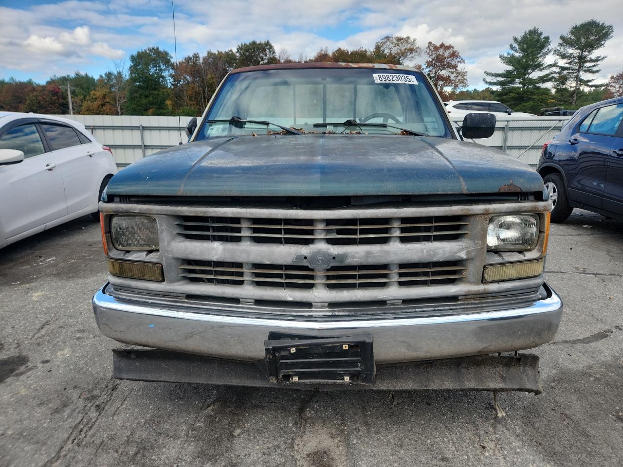 1992 Gmc Sierra C1500 Green vin: 1GTEC14Z4NE528565