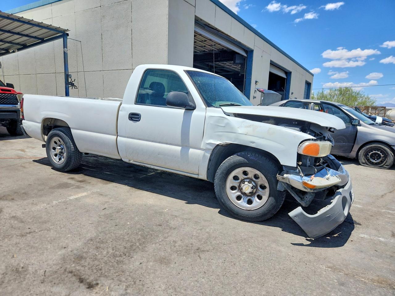 2006 Gmc New Sierra C1500 White vin: 1GTEC14ZX6E262163