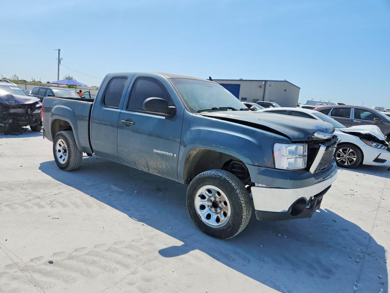 2007 Gmc New Sierra C1500 Green vin: 1GTEC19017Z579219