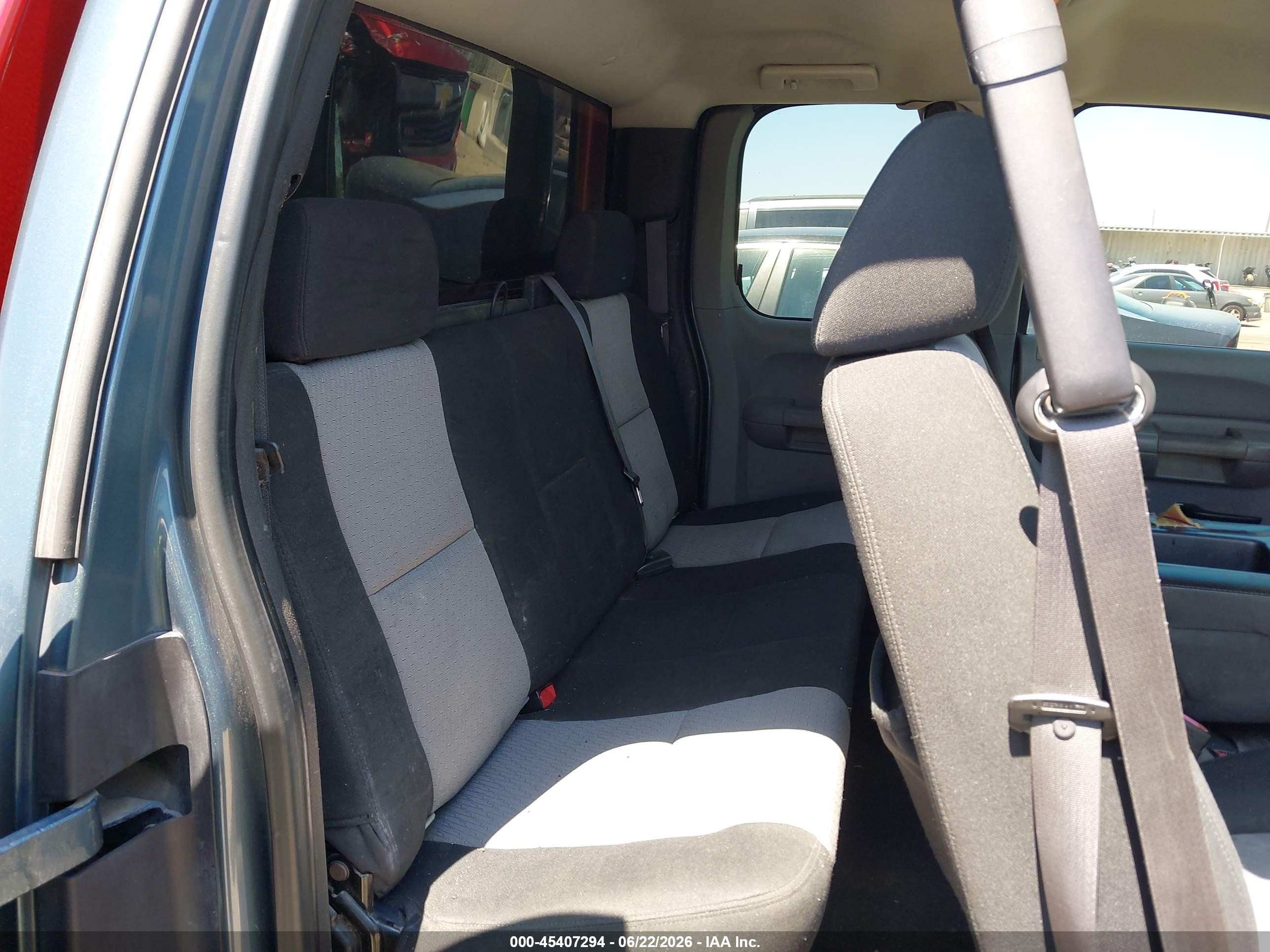 2007 Gmc Sierra 1500 Work Truck Blue vin: 1GTEC19C07Z581635