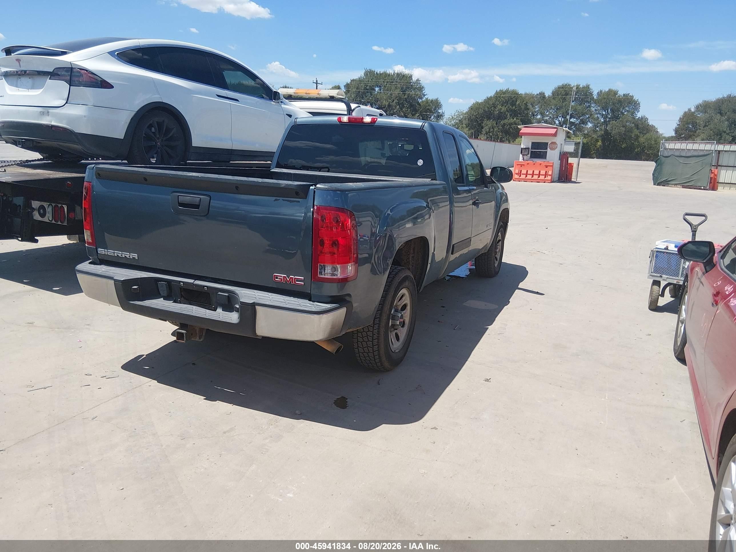 2009 Gmc Sierra 1500 Sl Blue vin: 1GTEC19C09Z280754