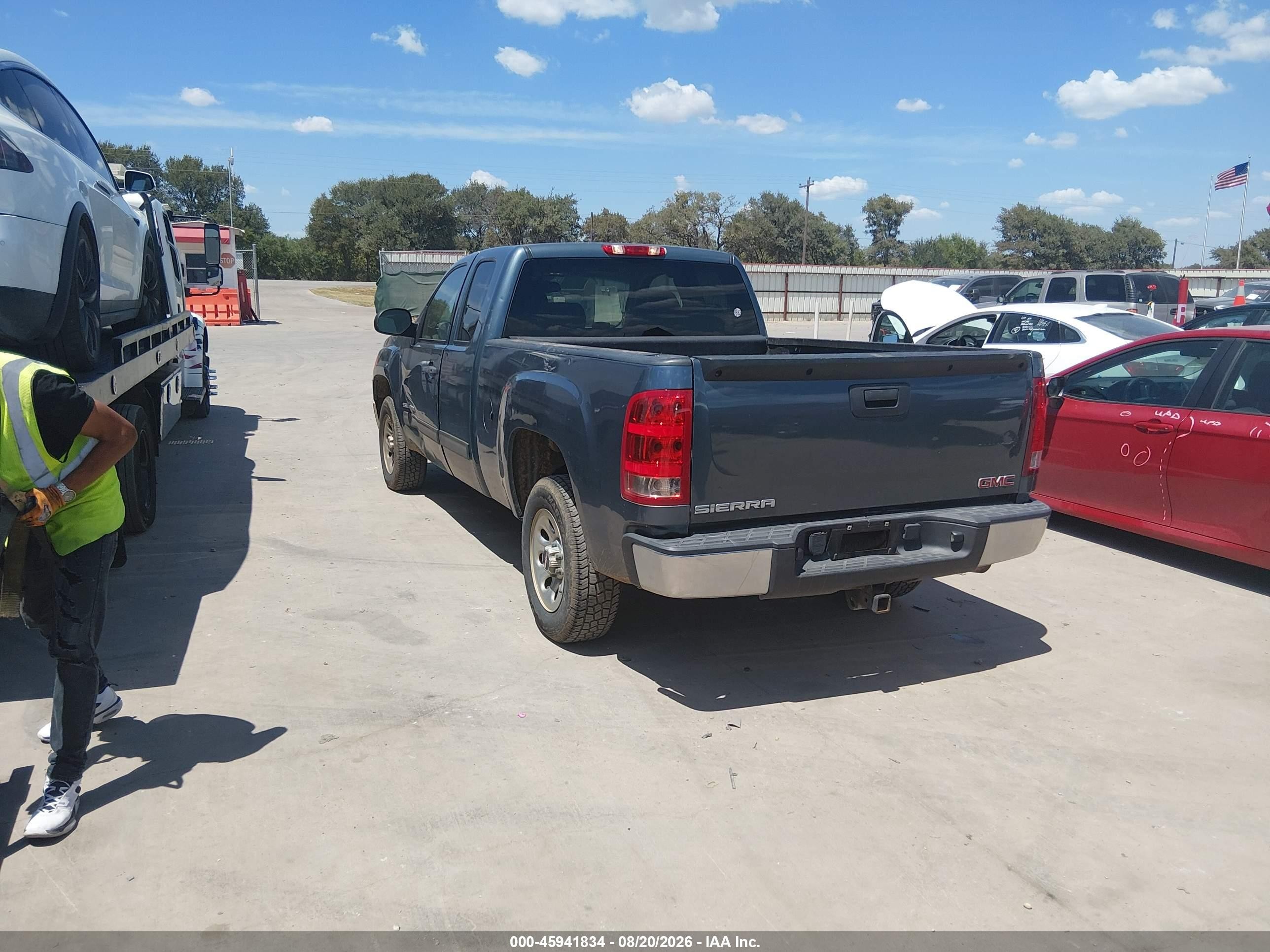 2009 Gmc Sierra 1500 Sl Blue vin: 1GTEC19C09Z280754