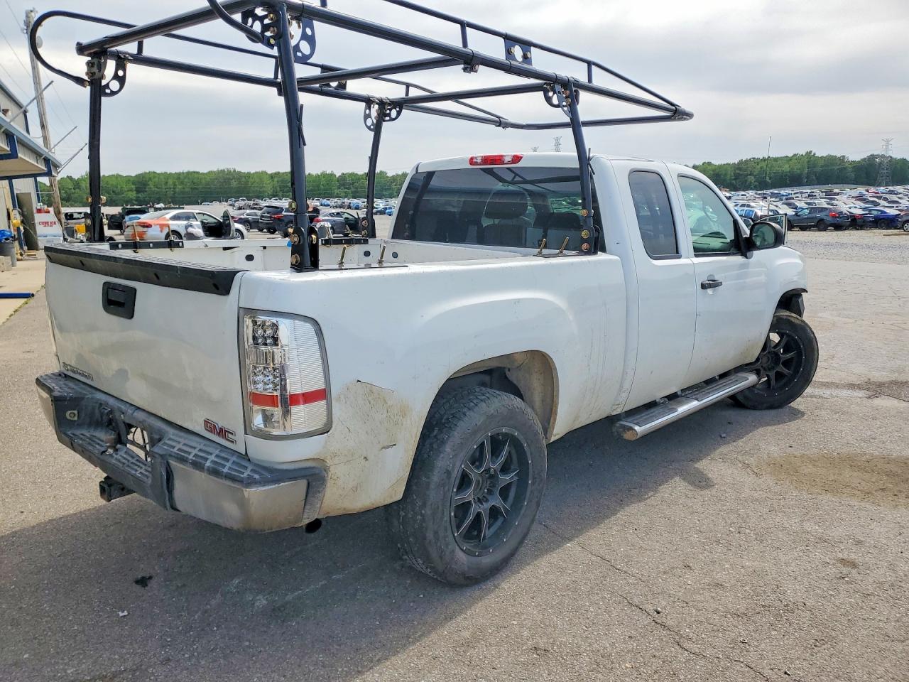 2009 Gmc Sierra C1500 White vin: 1GTEC19C29Z164004