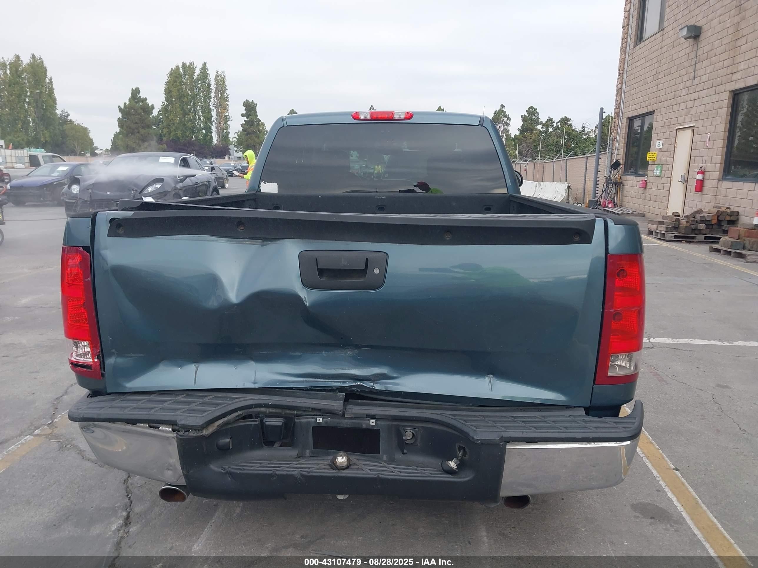 2007 Gmc Sierra 1500 Sle1 Синий vin: 1GTEC19C37Z503236