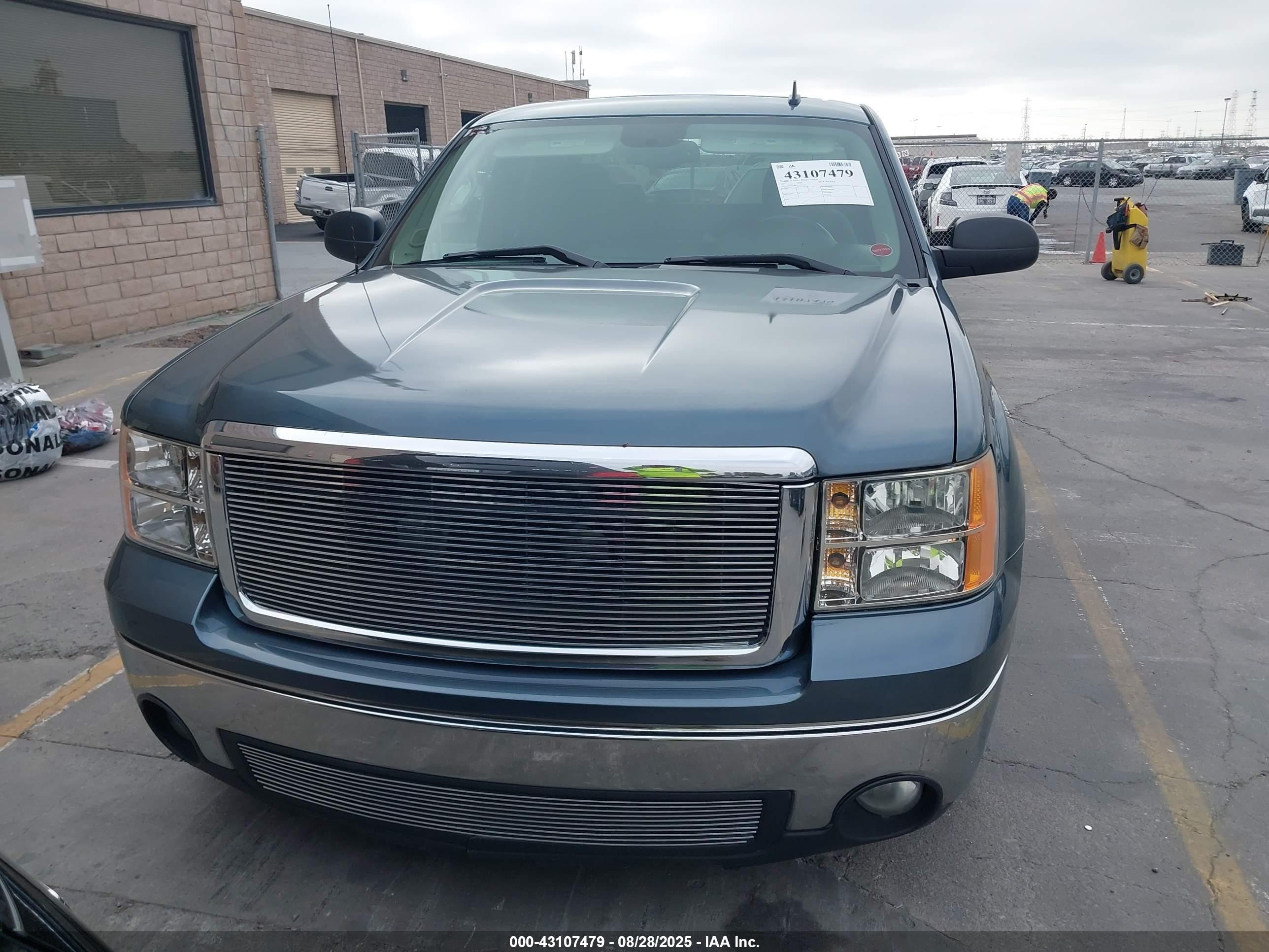 2007 Gmc Sierra 1500 Sle1 Синий vin: 1GTEC19C37Z503236