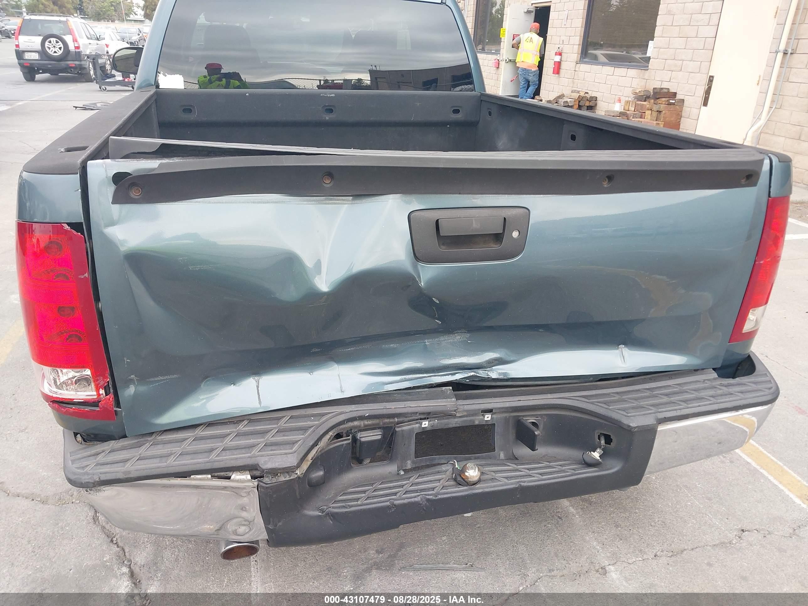 2007 Gmc Sierra 1500 Sle1 Синий vin: 1GTEC19C37Z503236