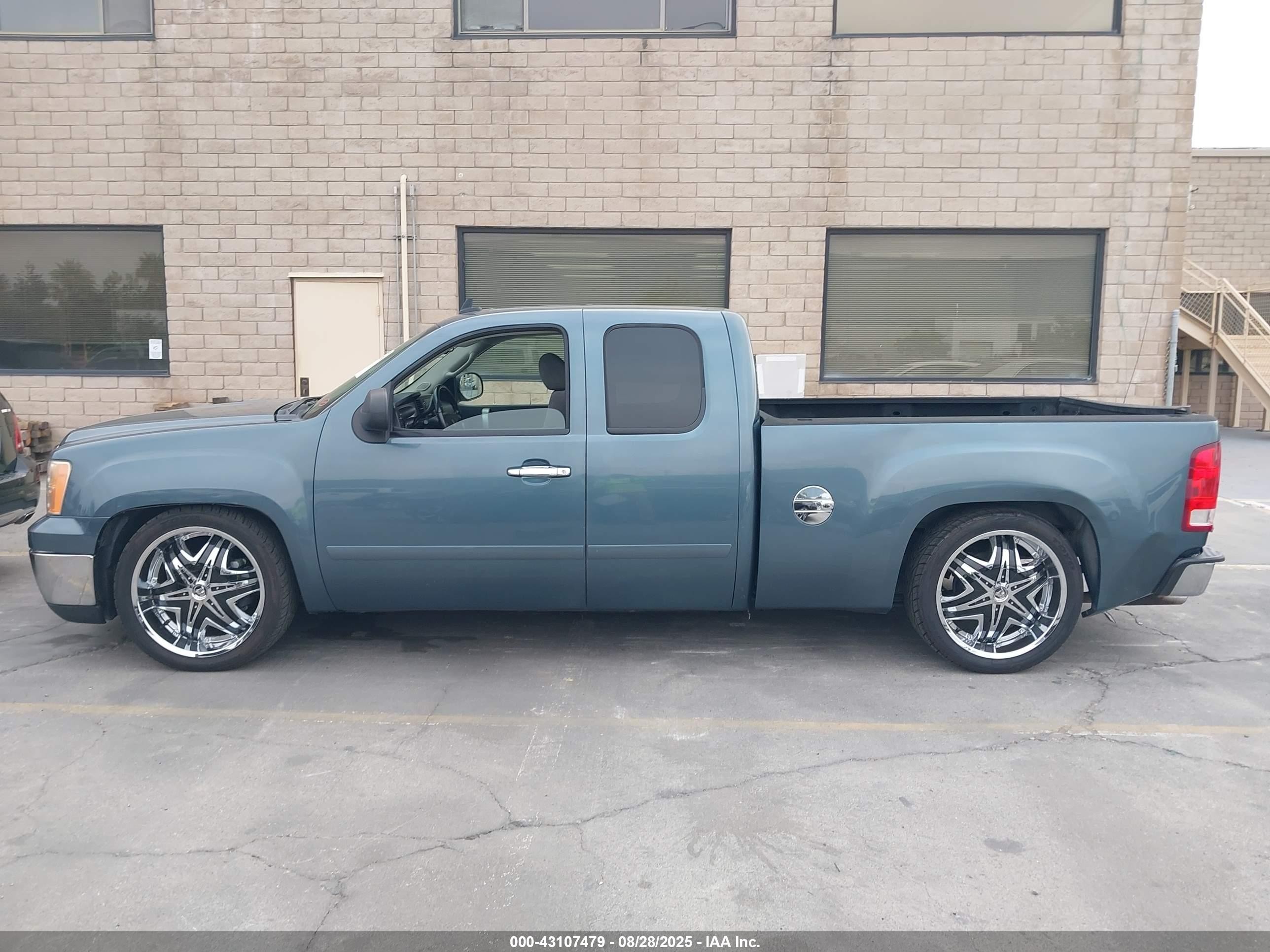 2007 Gmc Sierra 1500 Sle1 Синий vin: 1GTEC19C37Z503236