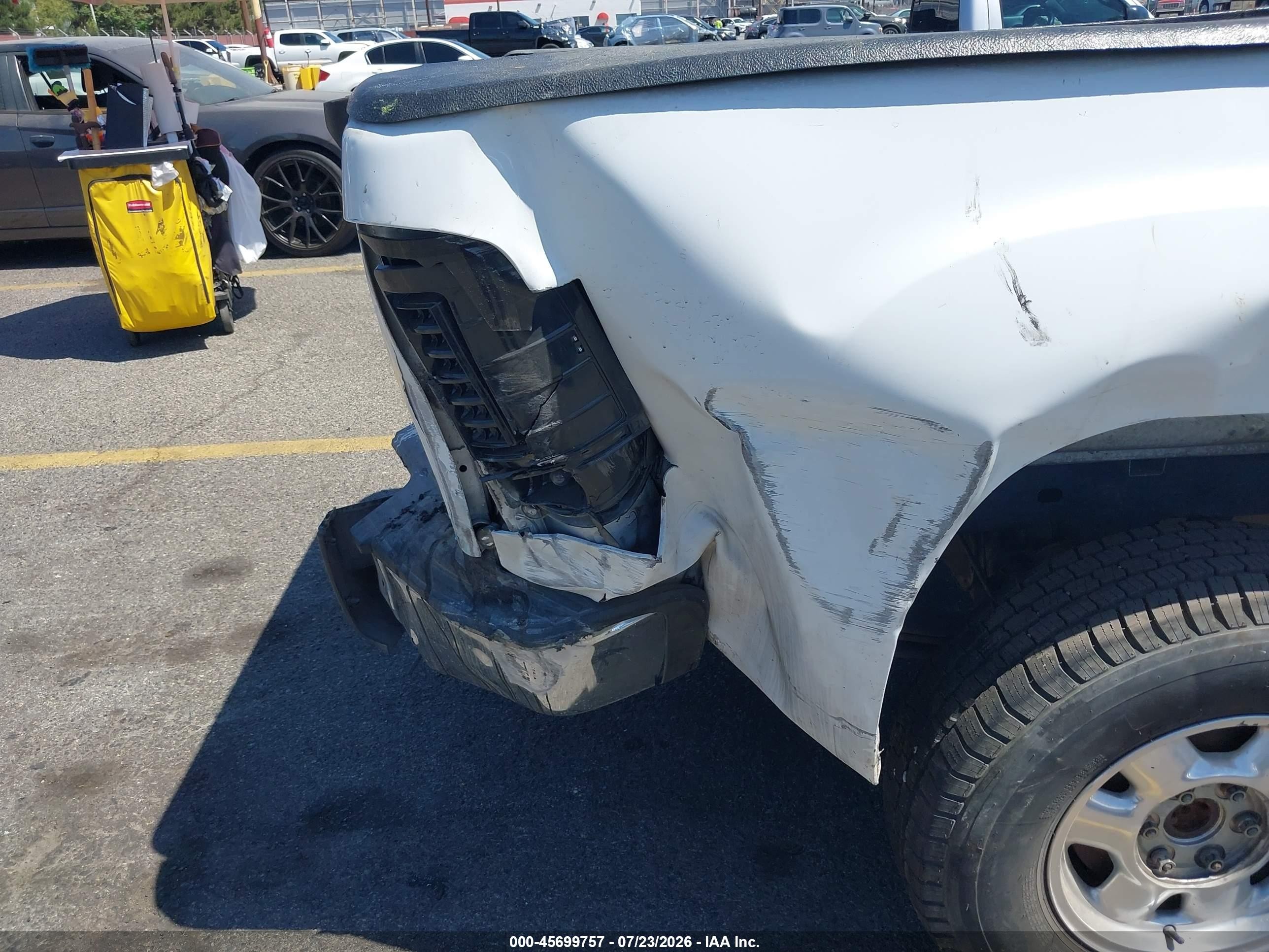 2007 Gmc Sierra 1500 Work Truck White vin: 1GTEC19C37Z512907