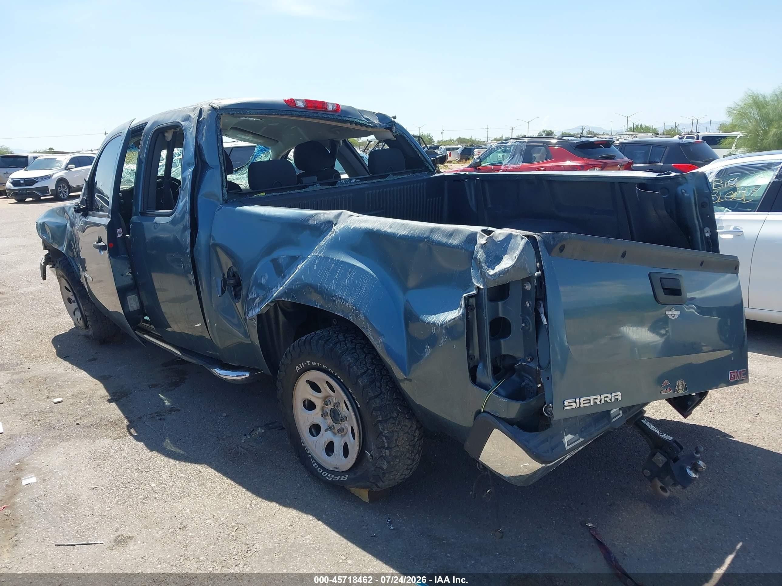 2007 Gmc Sierra 1500 Work Truck Turquoise vin: 1GTEC19C37Z576073