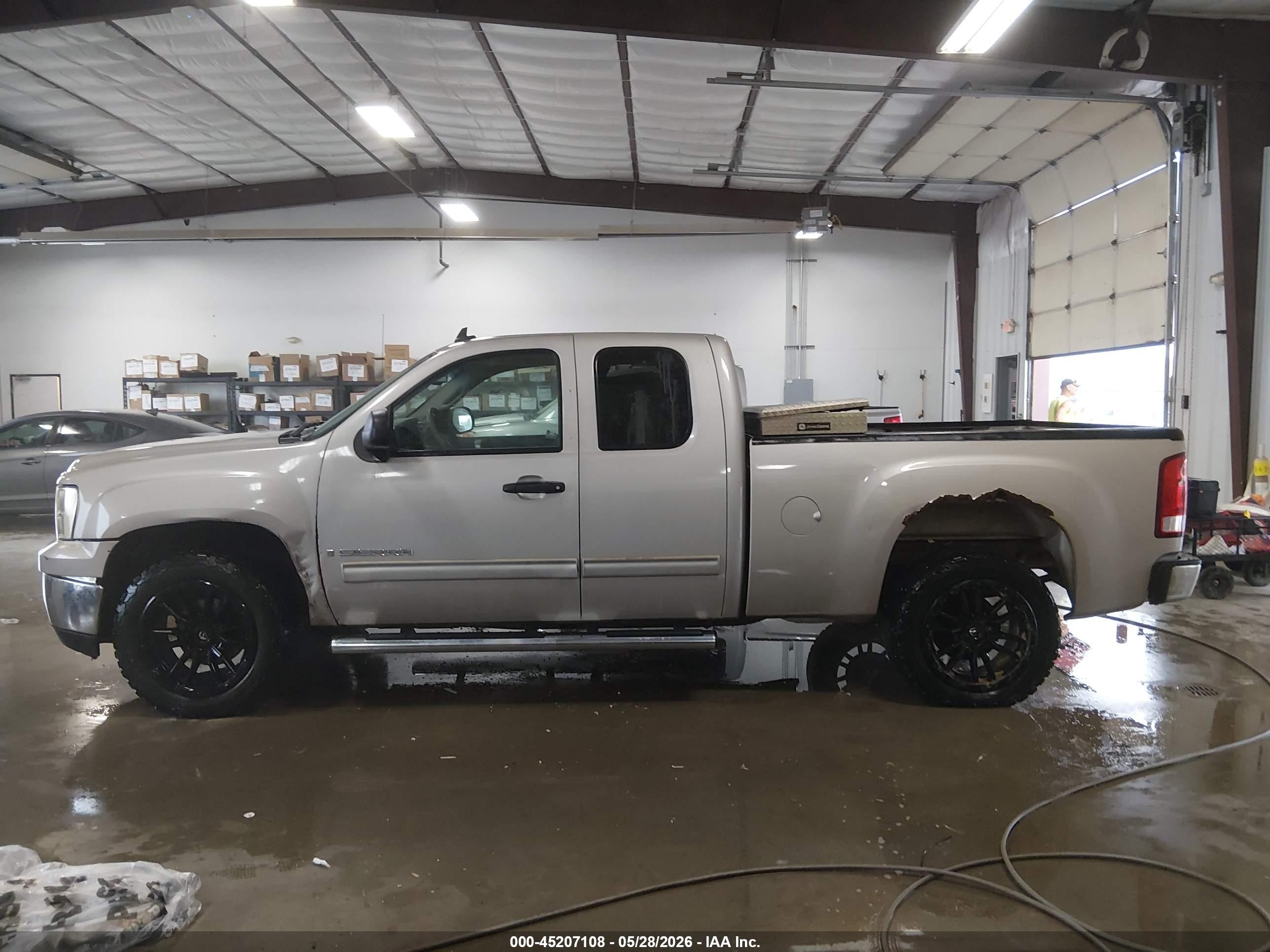 2008 Gmc Sierra 1500 Sle1 Gray vin: 1GTEC19C38Z107406