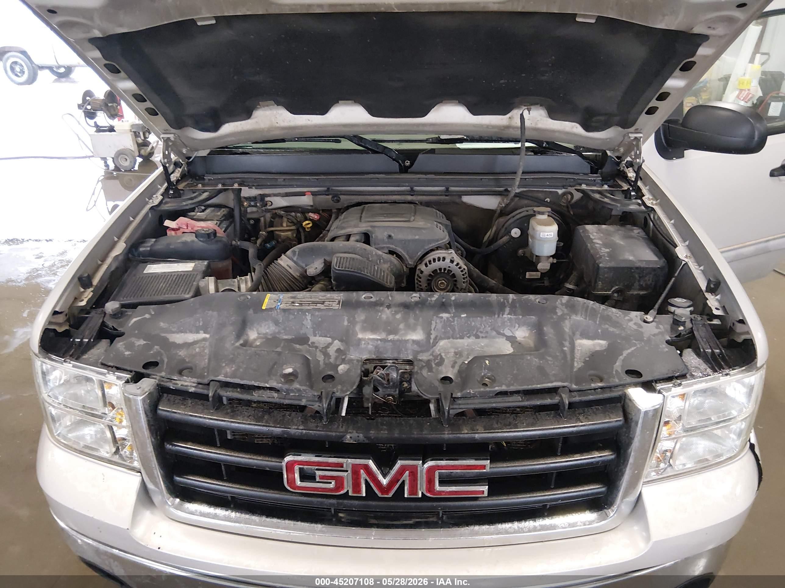2008 Gmc Sierra 1500 Sle1 Gray vin: 1GTEC19C38Z107406