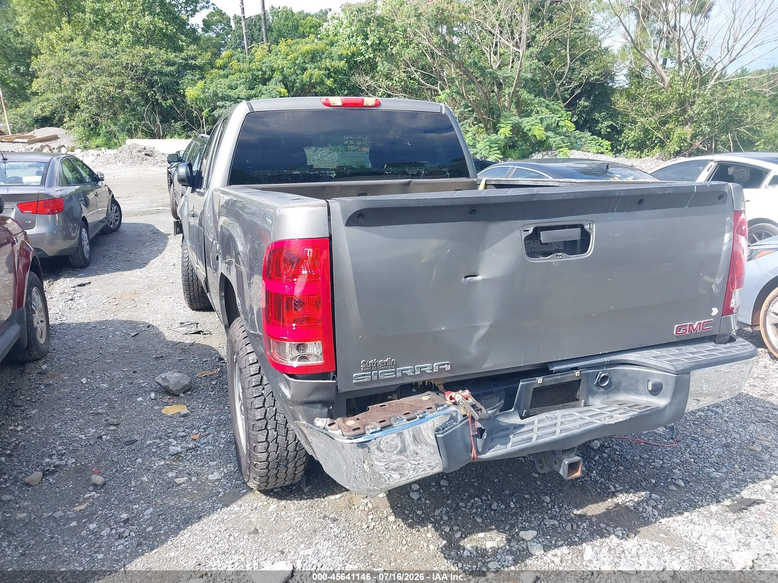 2009 Gmc Sierra 1500 Sl Серый vin: 1GTEC19C39Z236702