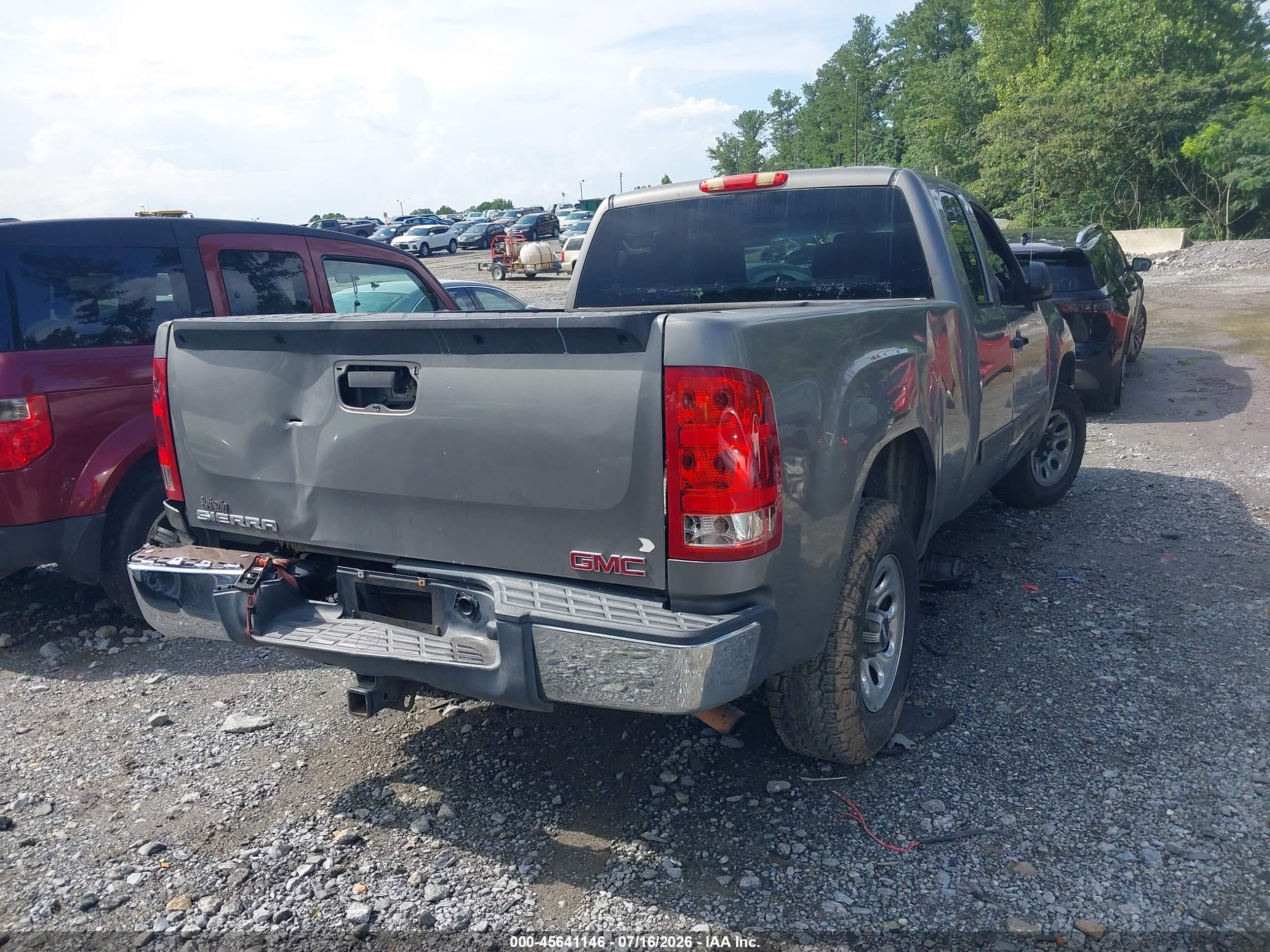 2009 Gmc Sierra 1500 Sl Серый vin: 1GTEC19C39Z236702