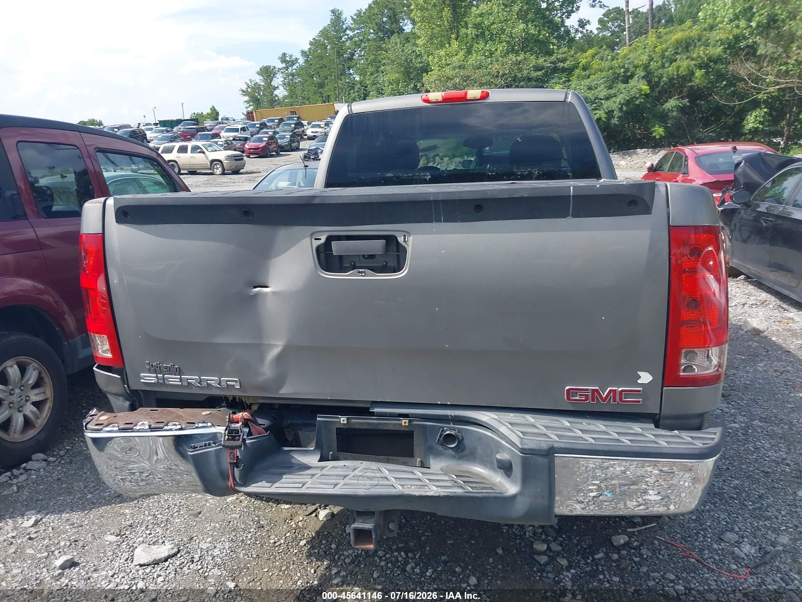 2009 Gmc Sierra 1500 Sl Серый vin: 1GTEC19C39Z236702