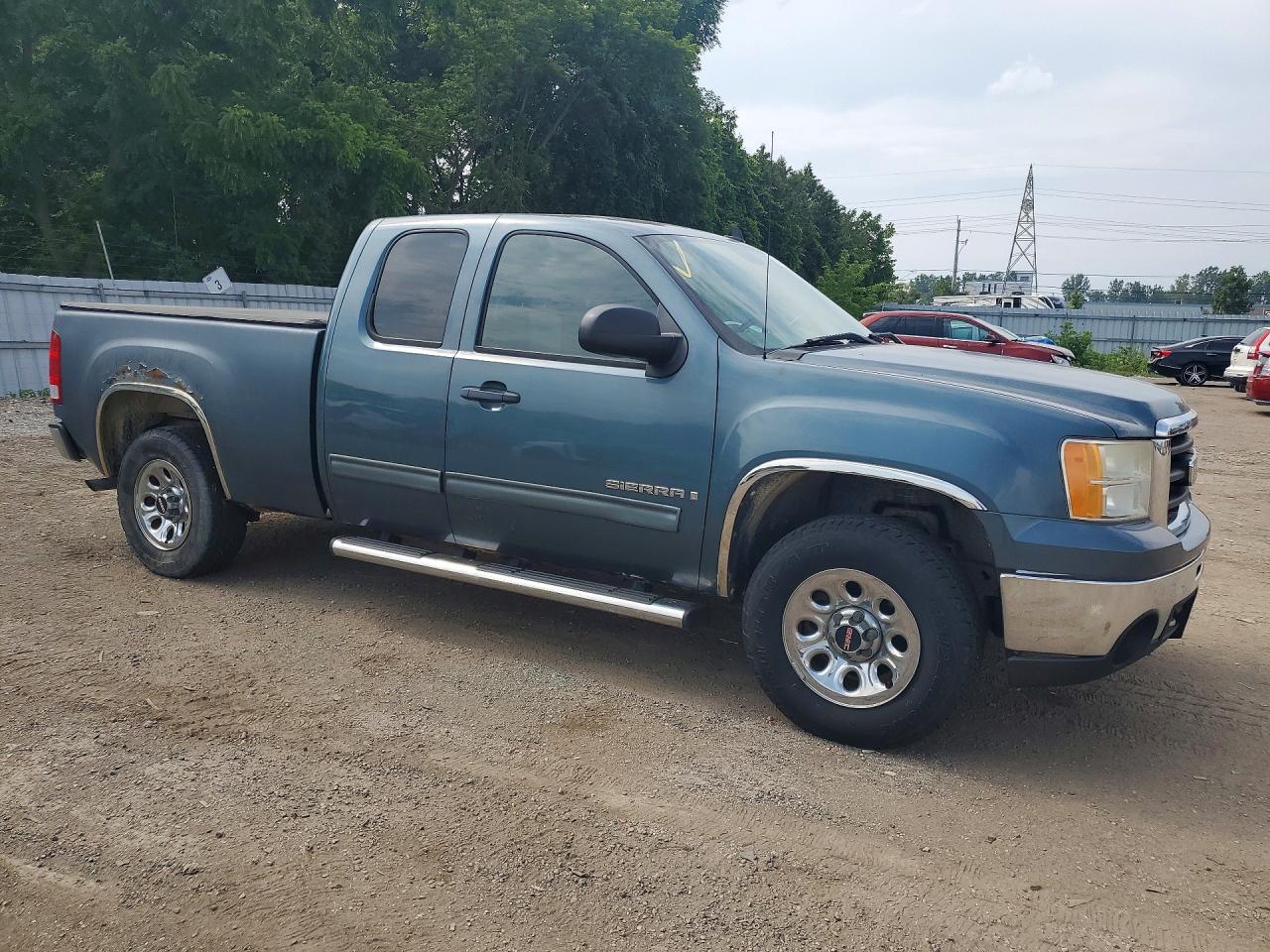 2009 Gmc Sierra C1500 Blue vin: 1GTEC19C49Z264394