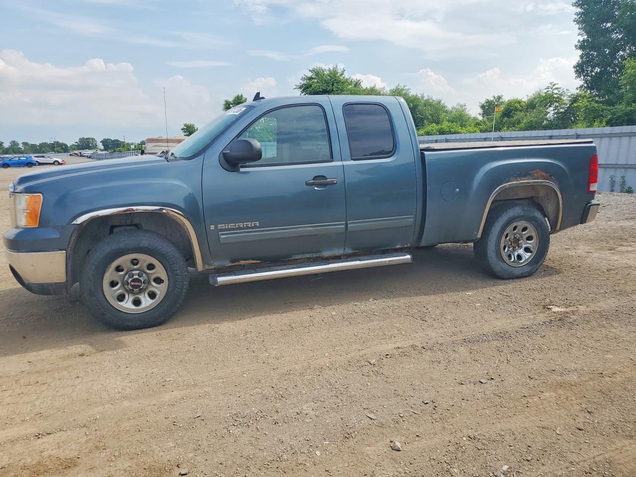 2009 Gmc Sierra C1500 Blue vin: 1GTEC19C49Z264394