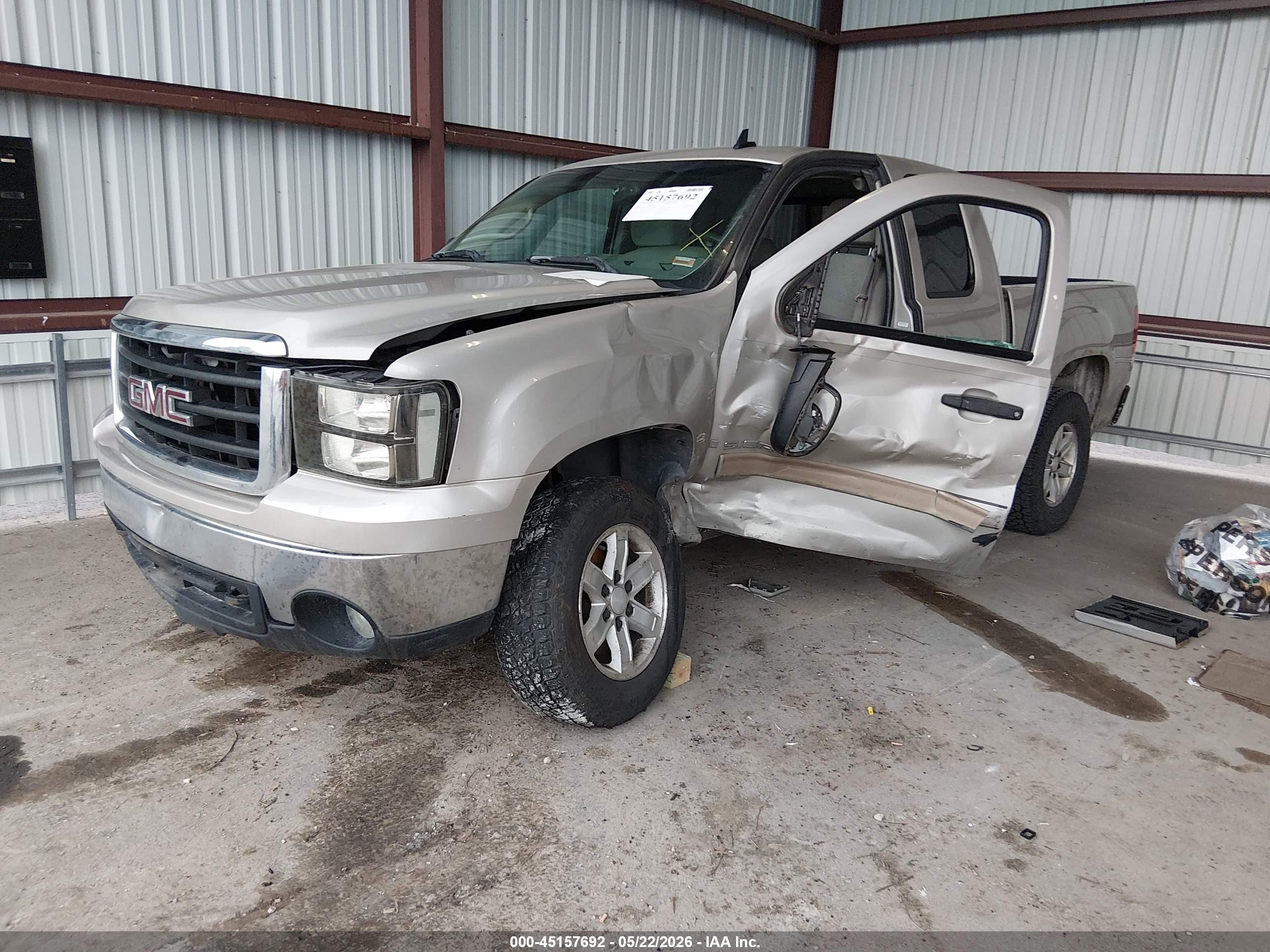 2007 Gmc Sierra 1500 Sle1 Brown vin: 1GTEC19C57Z526386