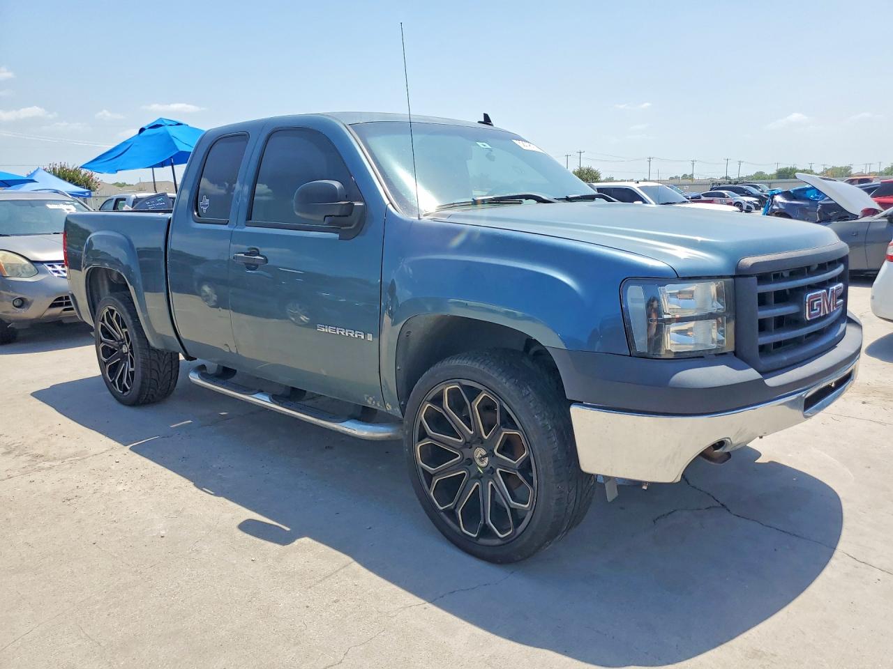 2009 Gmc Sierra C1500 Teal vin: 1GTEC19C59Z251749