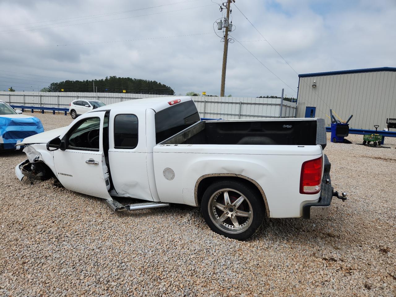 2007 Gmc New Sierra C1500 White vin: 1GTEC19CX7Z599091