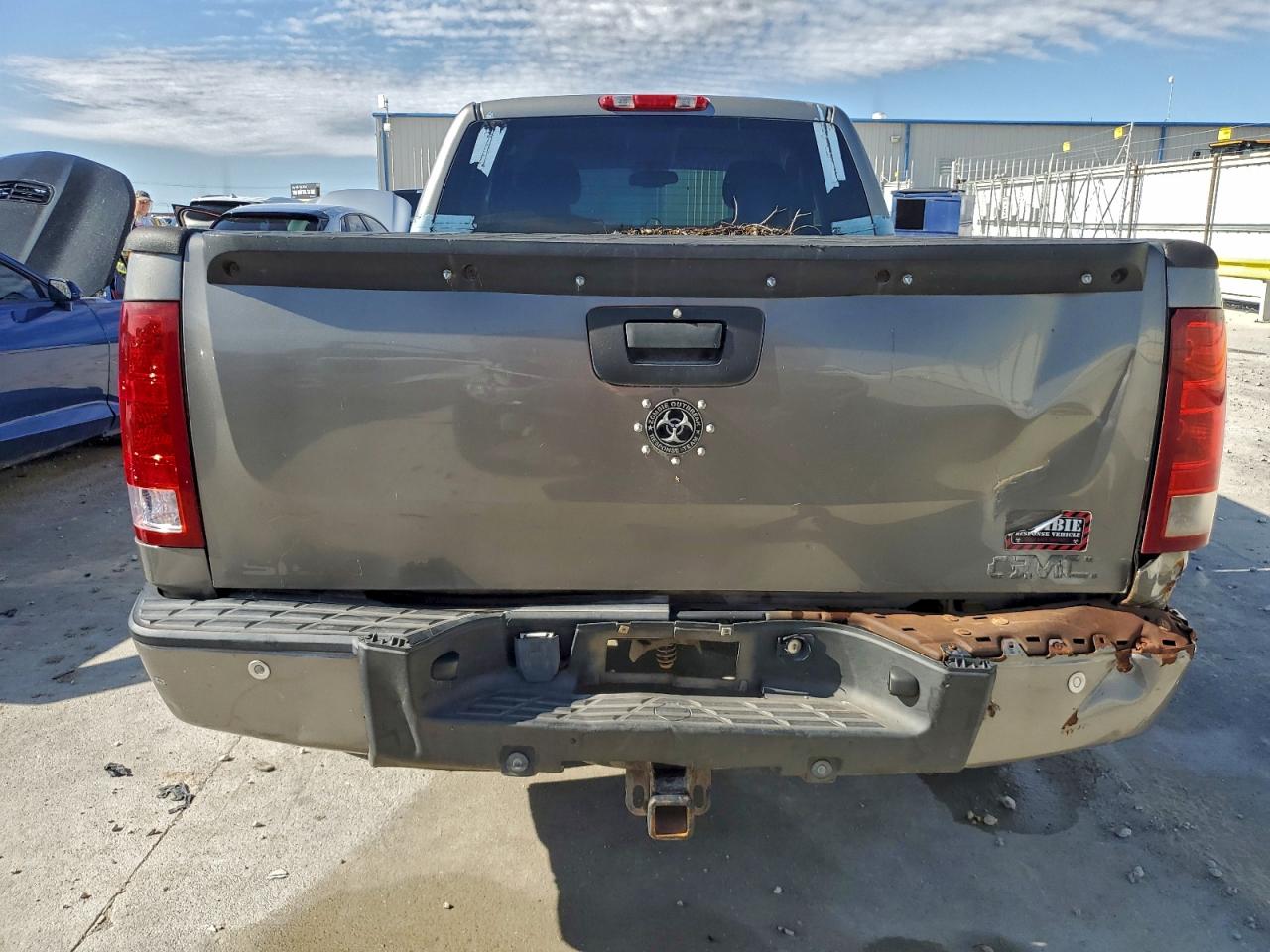 2008 Gmc Sierra Gray vin: 1GTEC19J18Z173936
