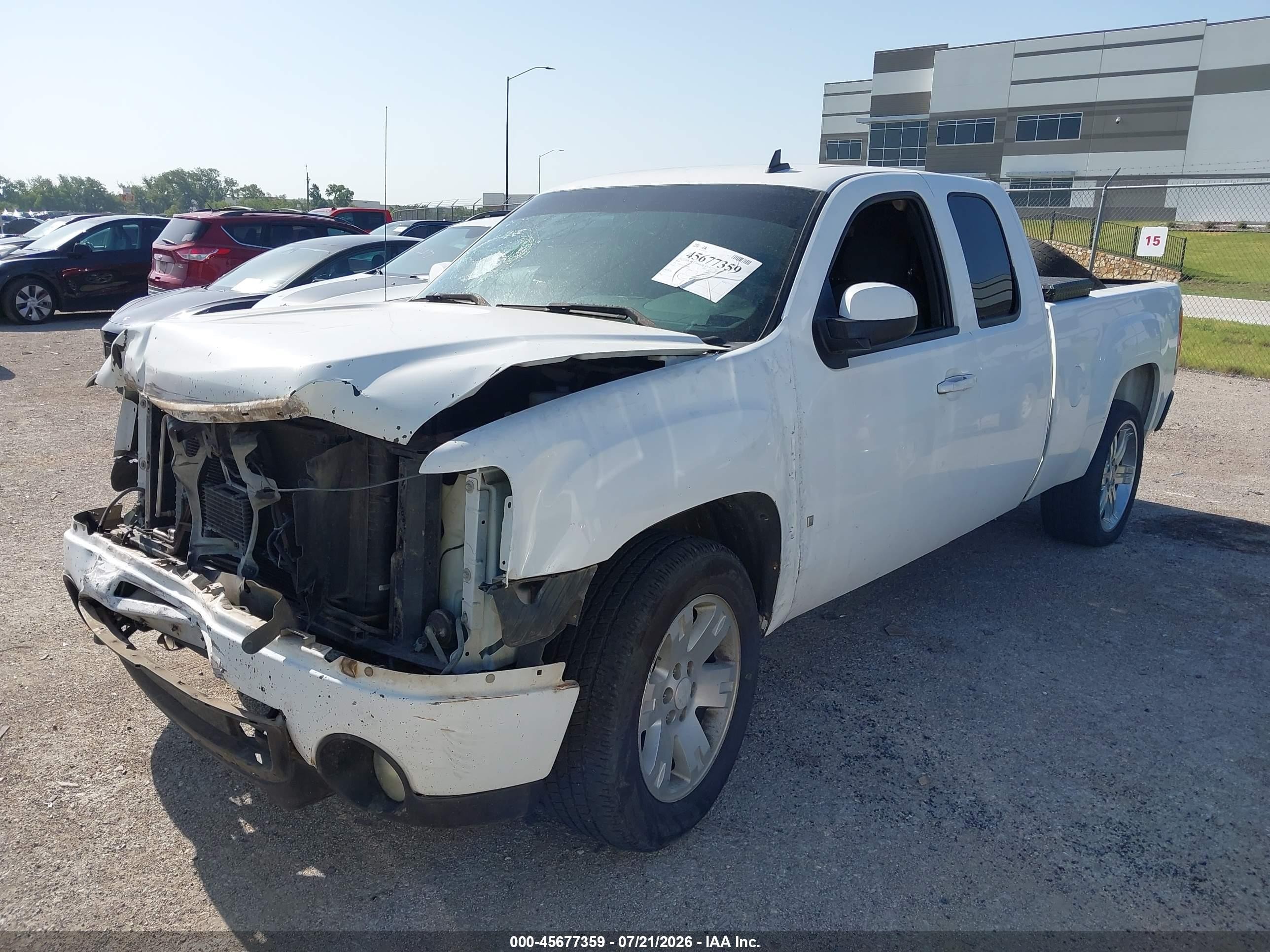 2008 Gmc Sierra 1500 Sle1 White vin: 1GTEC19J18Z286088