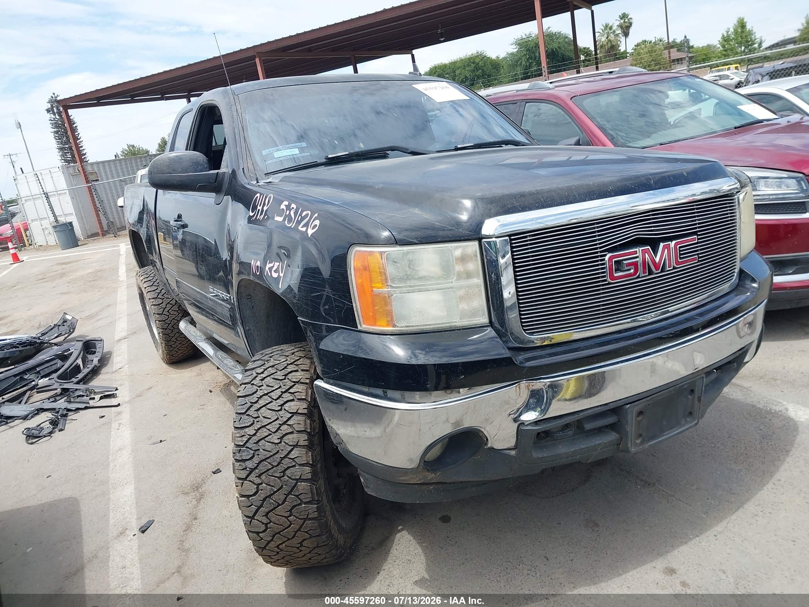 2008 Gmc Sierra 1500 Slt Черный vin: 1GTEC19J38Z223249