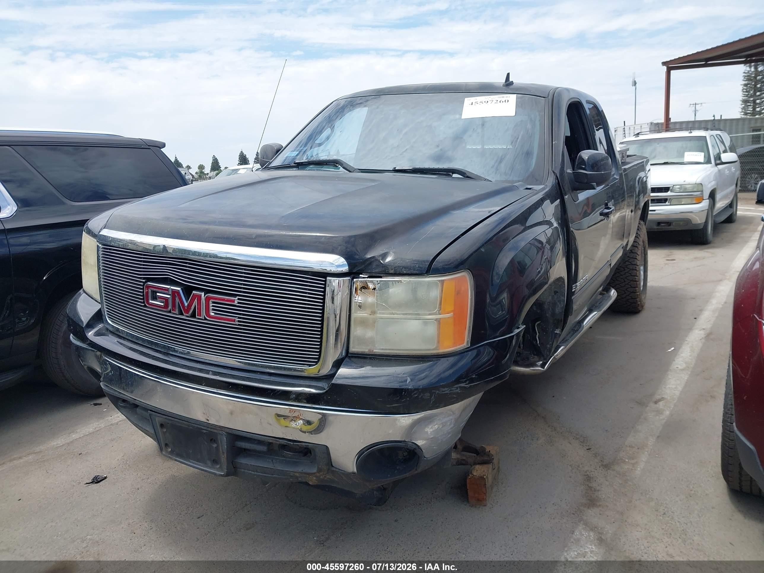 2008 Gmc Sierra 1500 Slt Black vin: 1GTEC19J38Z223249