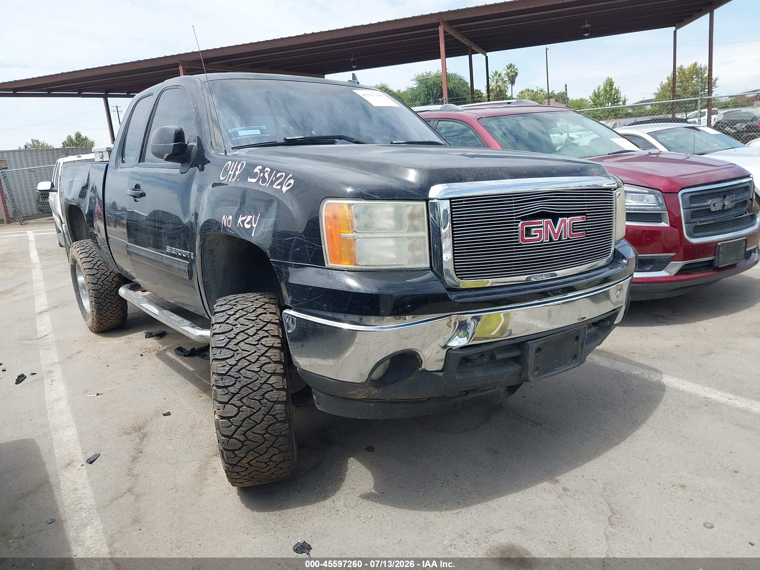 2008 Gmc Sierra 1500 Slt Black vin: 1GTEC19J38Z223249