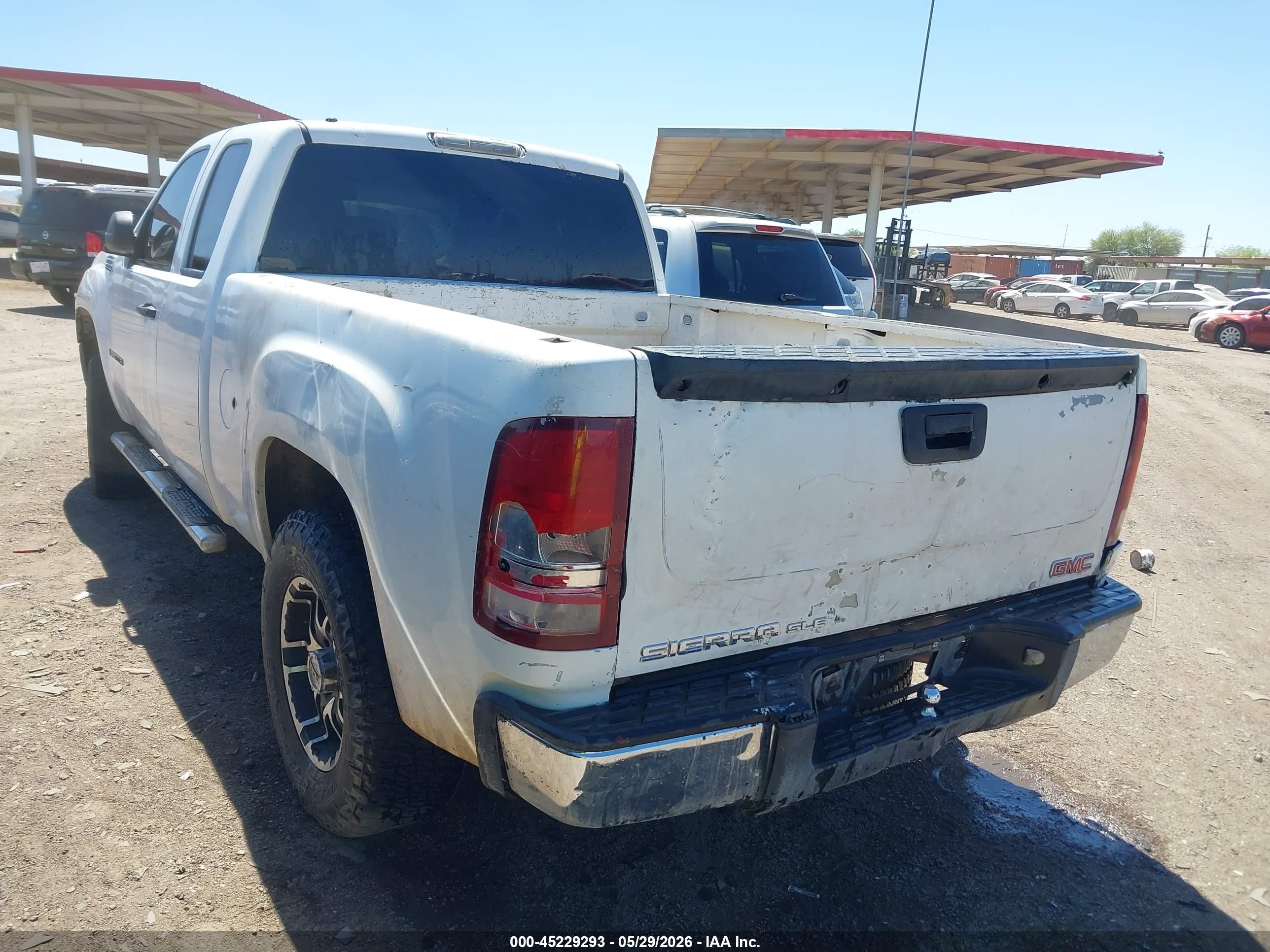 2007 Gmc Sierra 1500 Sle1 White vin: 1GTEC19J47Z559815