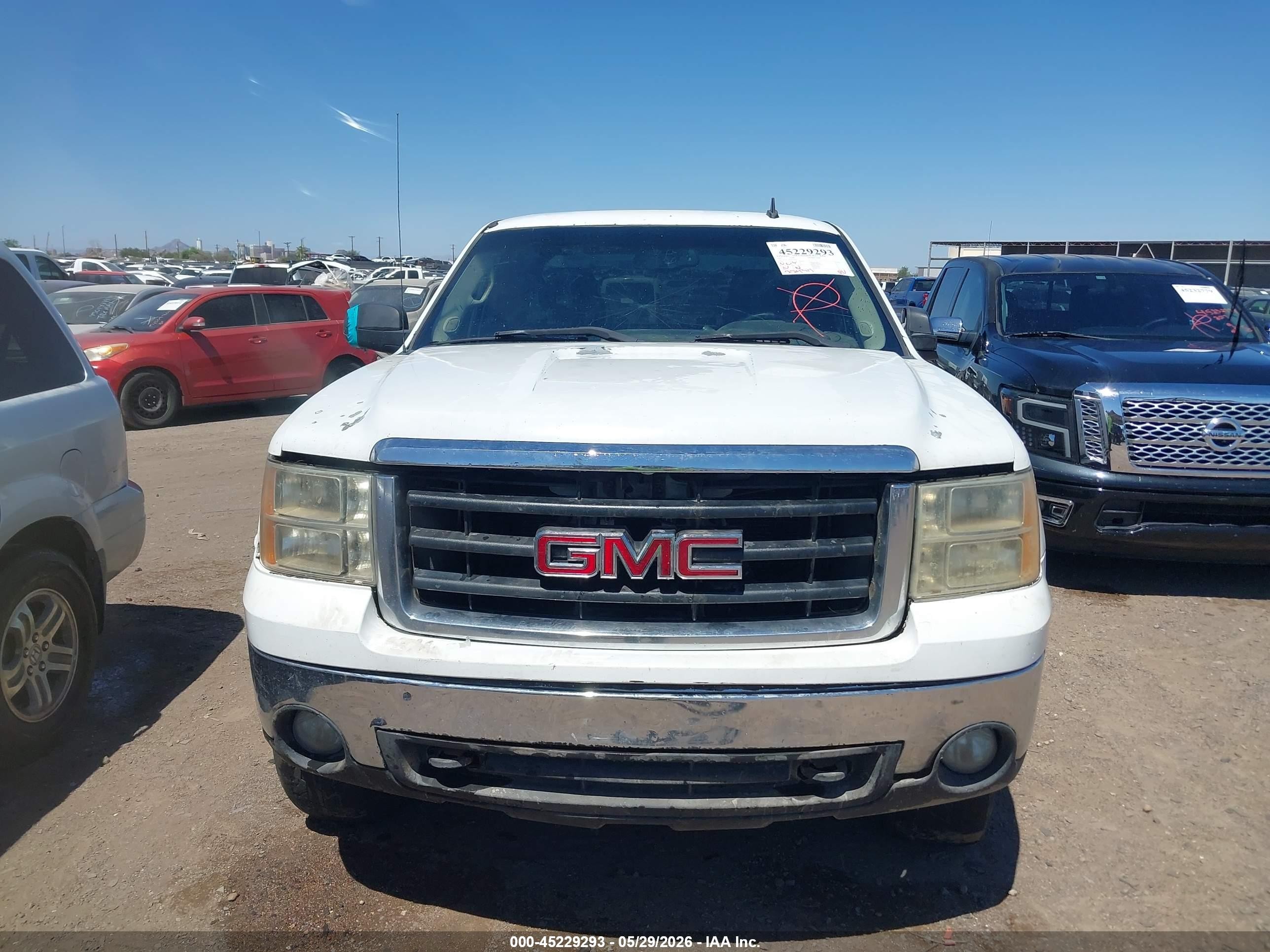 2007 Gmc Sierra 1500 Sle1 White vin: 1GTEC19J47Z559815