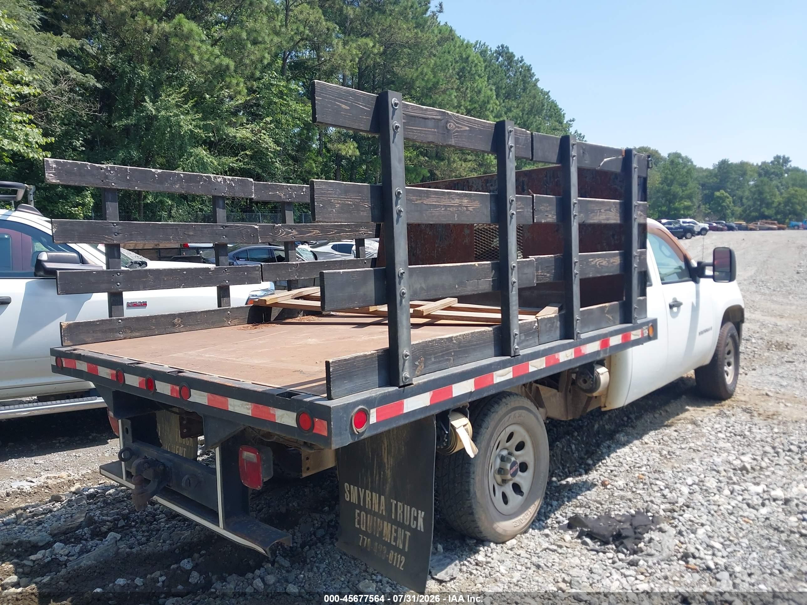 2008 Gmc Sierra 1500 Work Truck White vin: 1GTEC19J58E179374