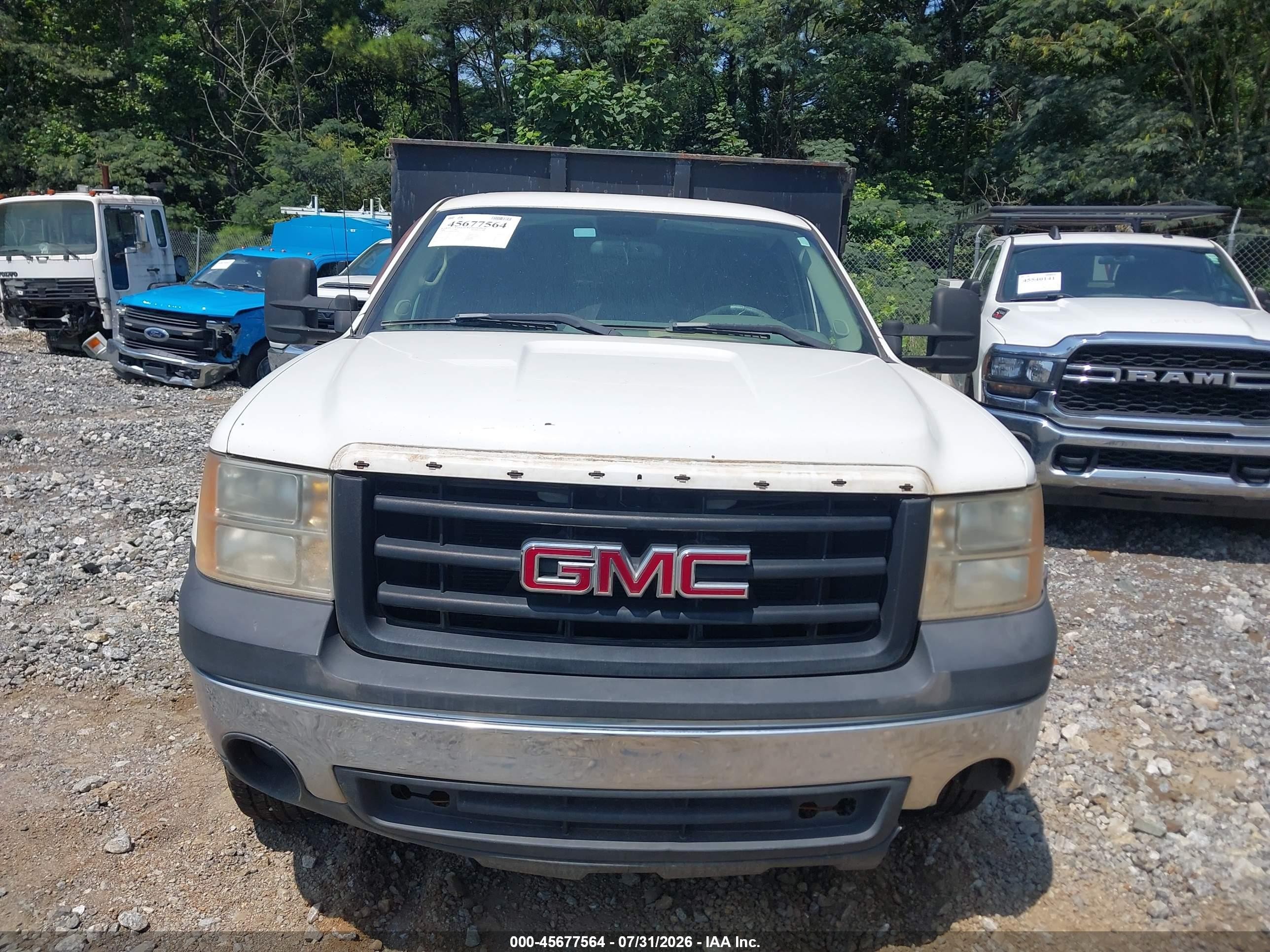2008 Gmc Sierra 1500 Work Truck White vin: 1GTEC19J58E179374