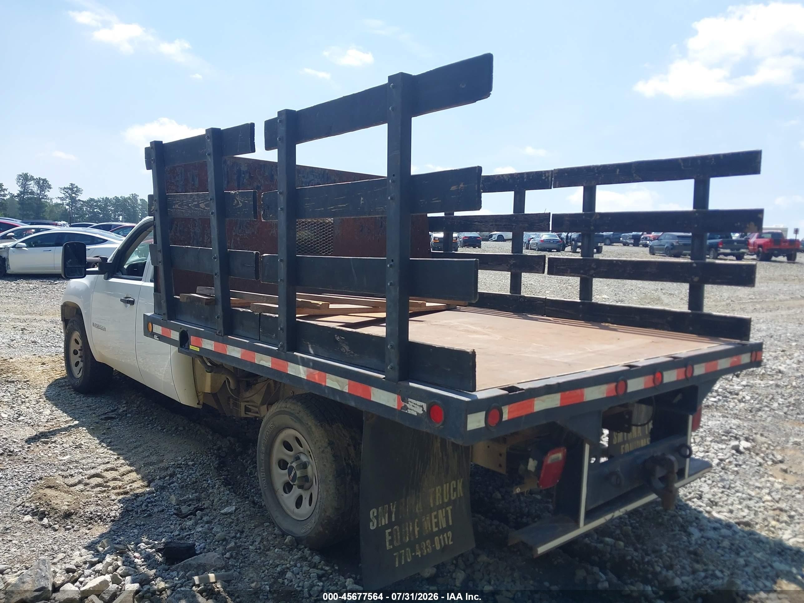 2008 Gmc Sierra 1500 Work Truck White vin: 1GTEC19J58E179374