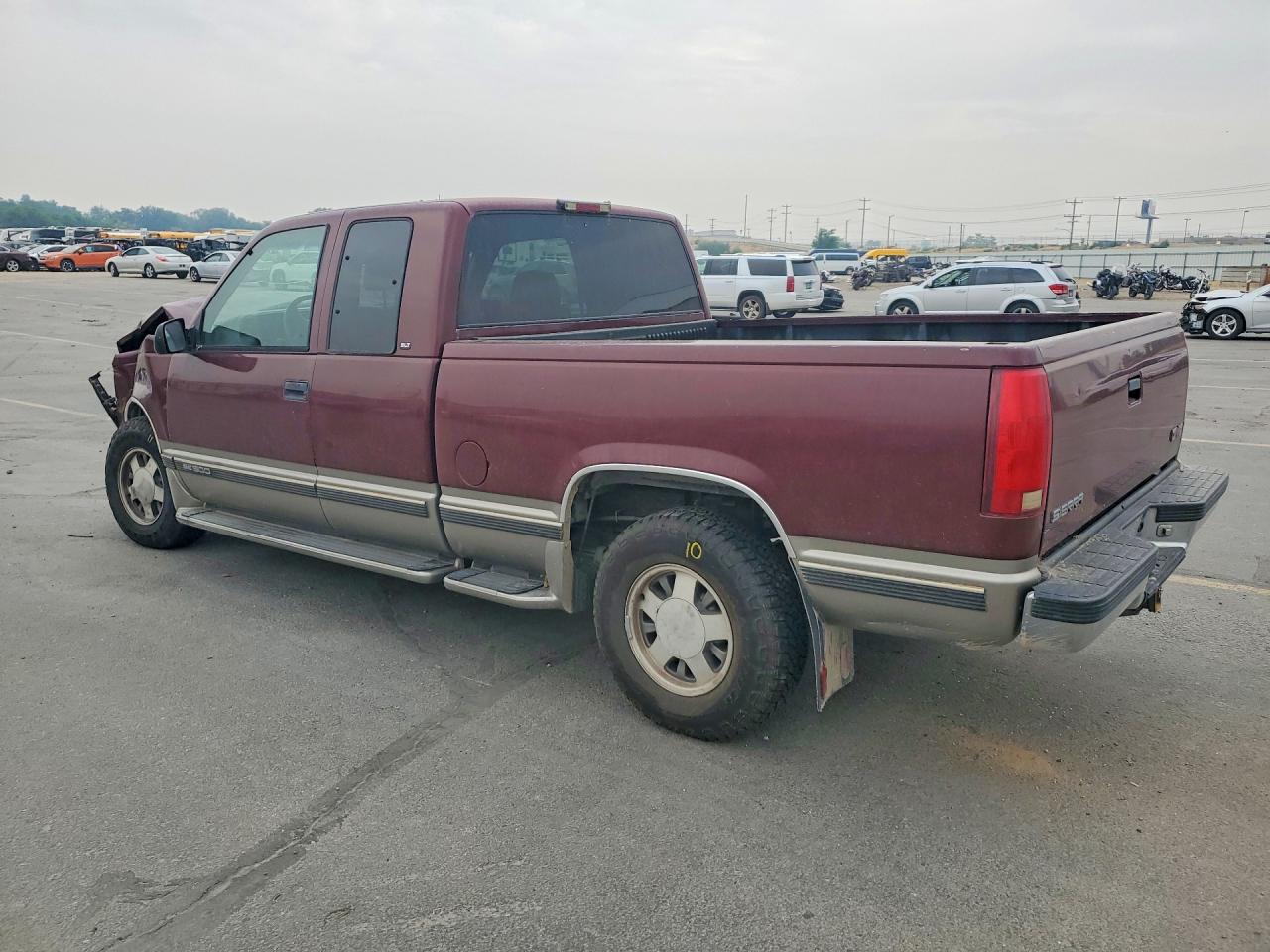 1998 Gmc Sierra C1500 Maroon vin: 1GTEC19M4WR511451