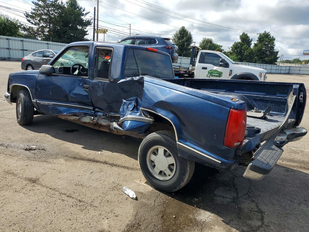 1998 Gmc Sierra C1500 Blue vin: 1GTEC19MXWE560659