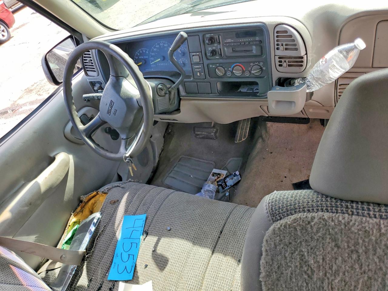 1998 Gmc Sierra C1500 Blue vin: 1GTEC19MXWE560659