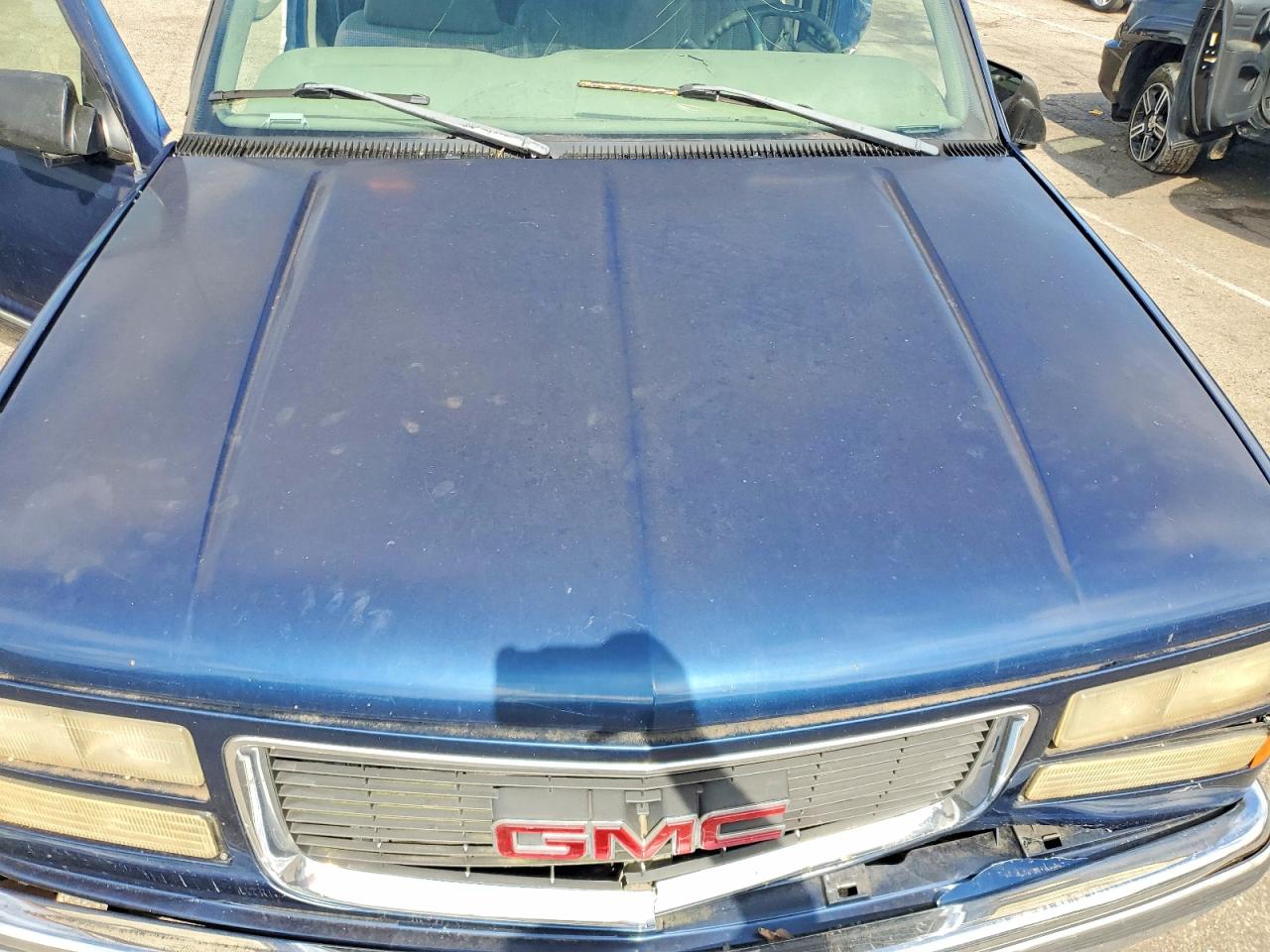 1998 Gmc Sierra C1500 Blue vin: 1GTEC19MXWE560659