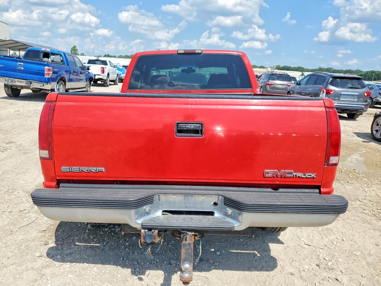 1997 Gmc Sierra C1500 Красный vin: 1GTEC19R5VE501898