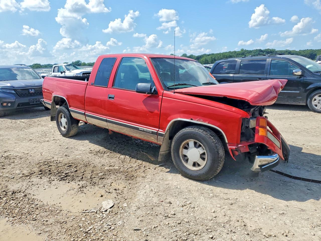 1997 Gmc Sierra C1500 Красный vin: 1GTEC19R5VE501898