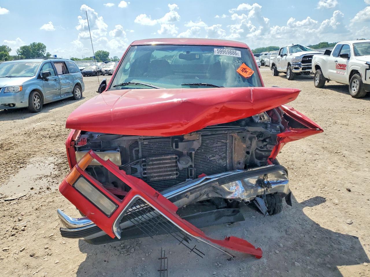 1997 Gmc Sierra C1500 Красный vin: 1GTEC19R5VE501898