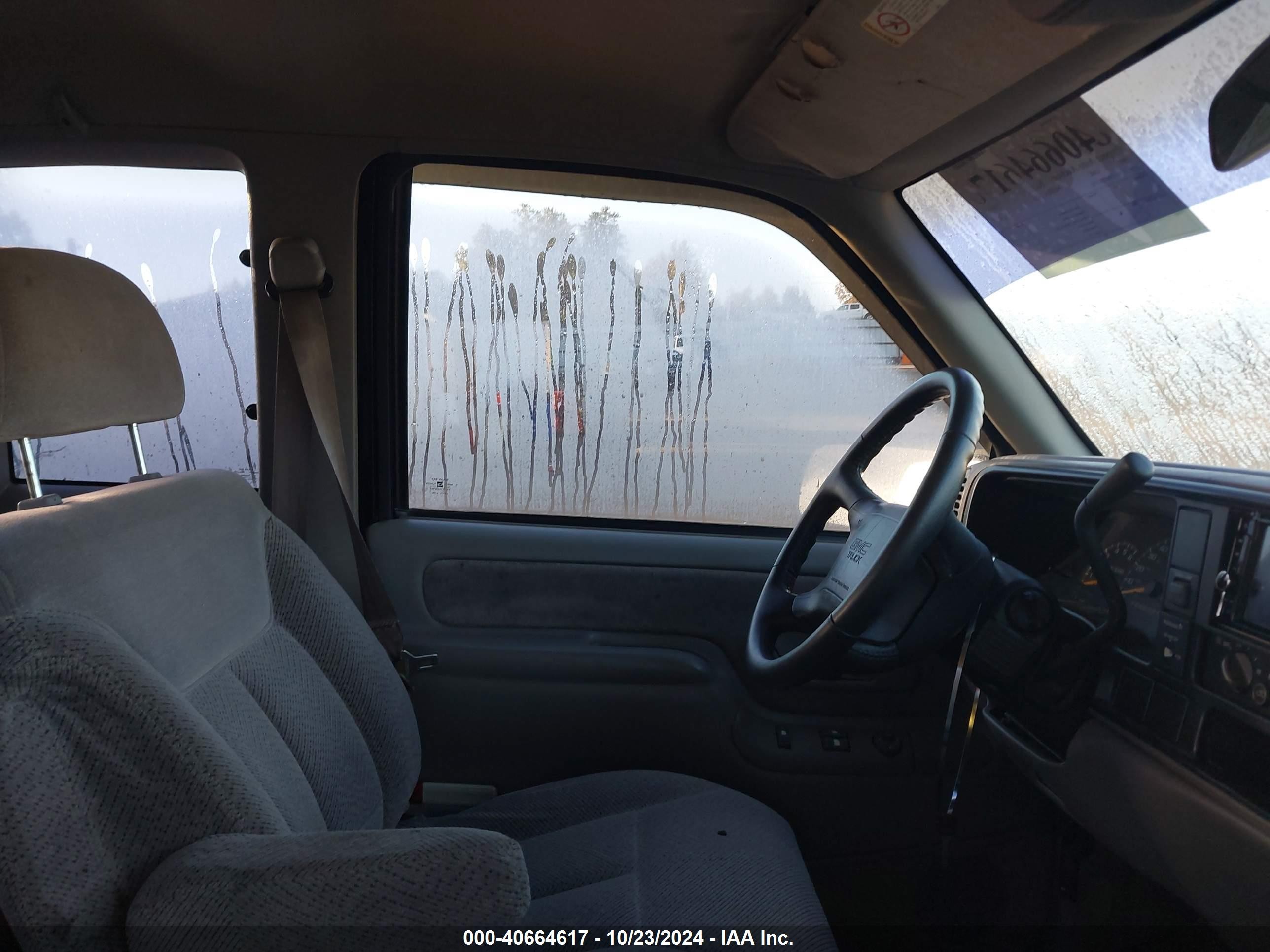 1997 Gmc Sierra 1500 Sl Wideside Black vin: 1GTEC19R6VE551743