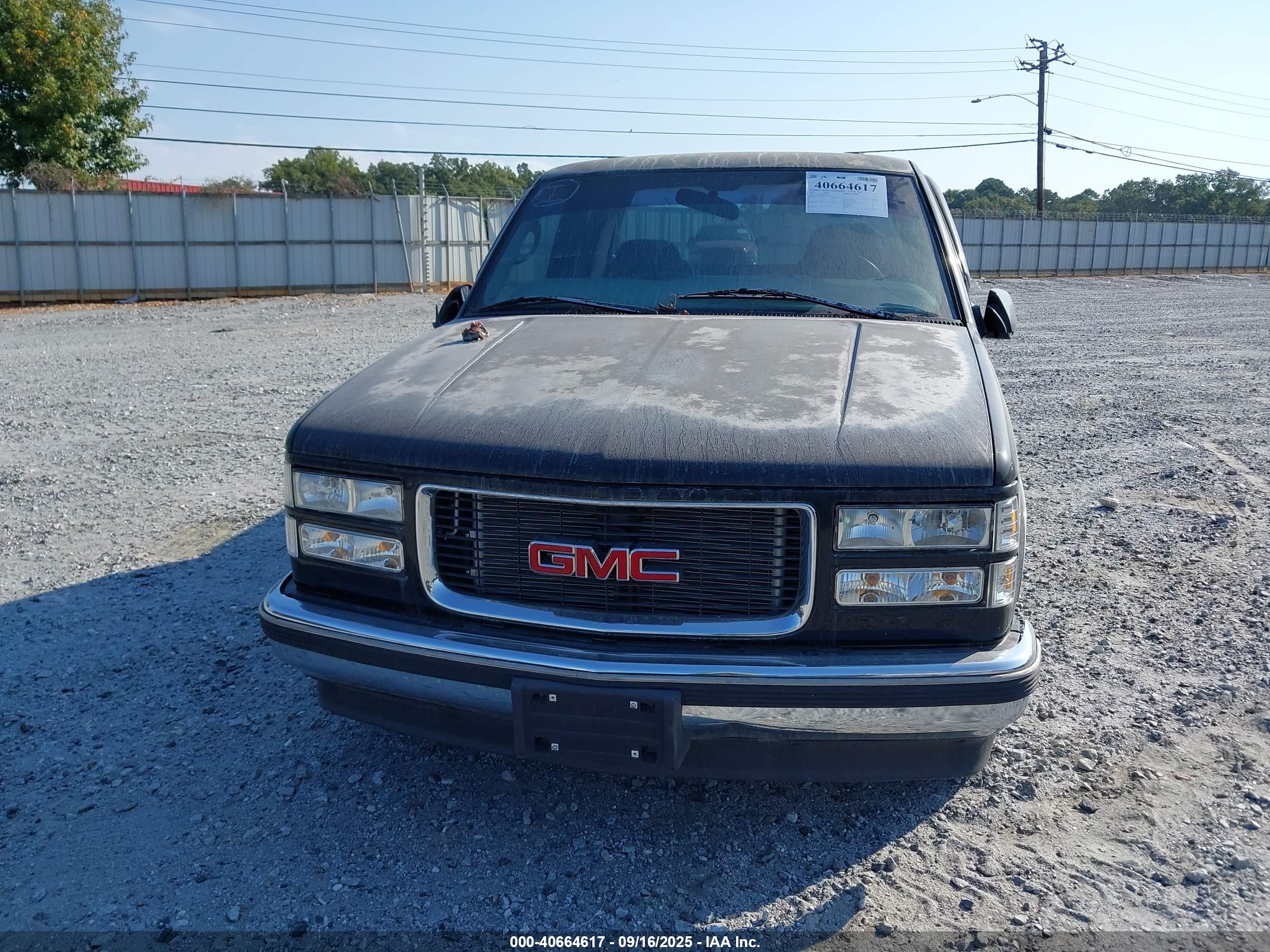 1997 Gmc Sierra 1500 Sl Wideside Black vin: 1GTEC19R6VE551743