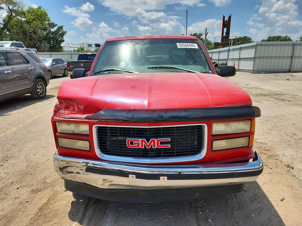 1997 Gmc Sierra C1500 Red vin: 1GTEC19R7VE511445