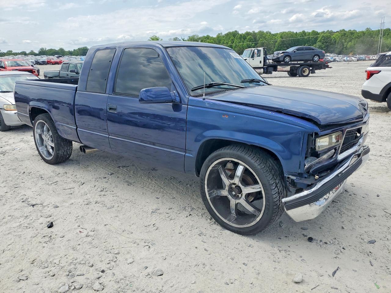 1996 Gmc Sierra Blue vin: 1GTEC19R9TE548378