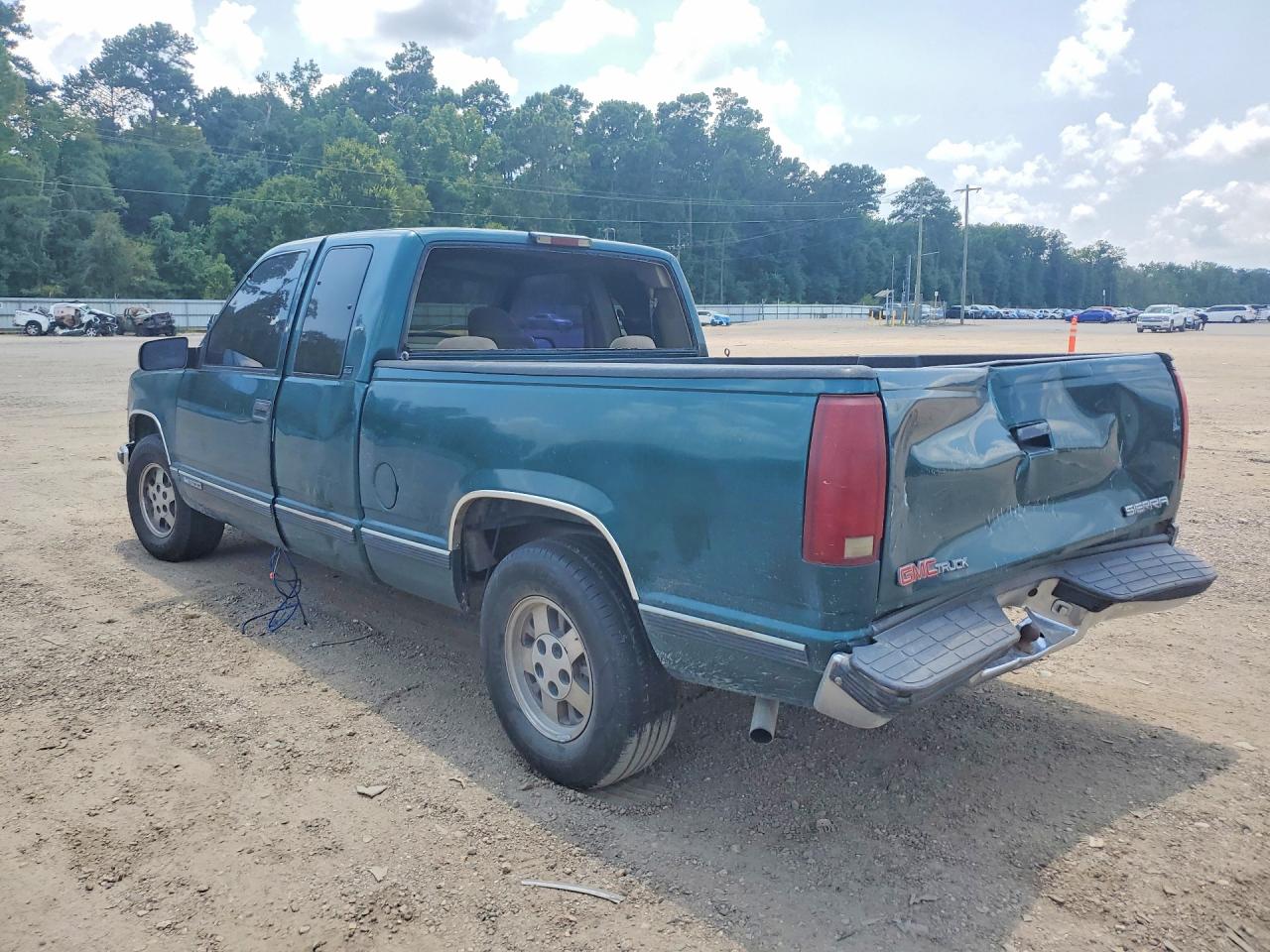 1996 Gmc Sierra C1500 Green vin: 1GTEC19R9TE549031