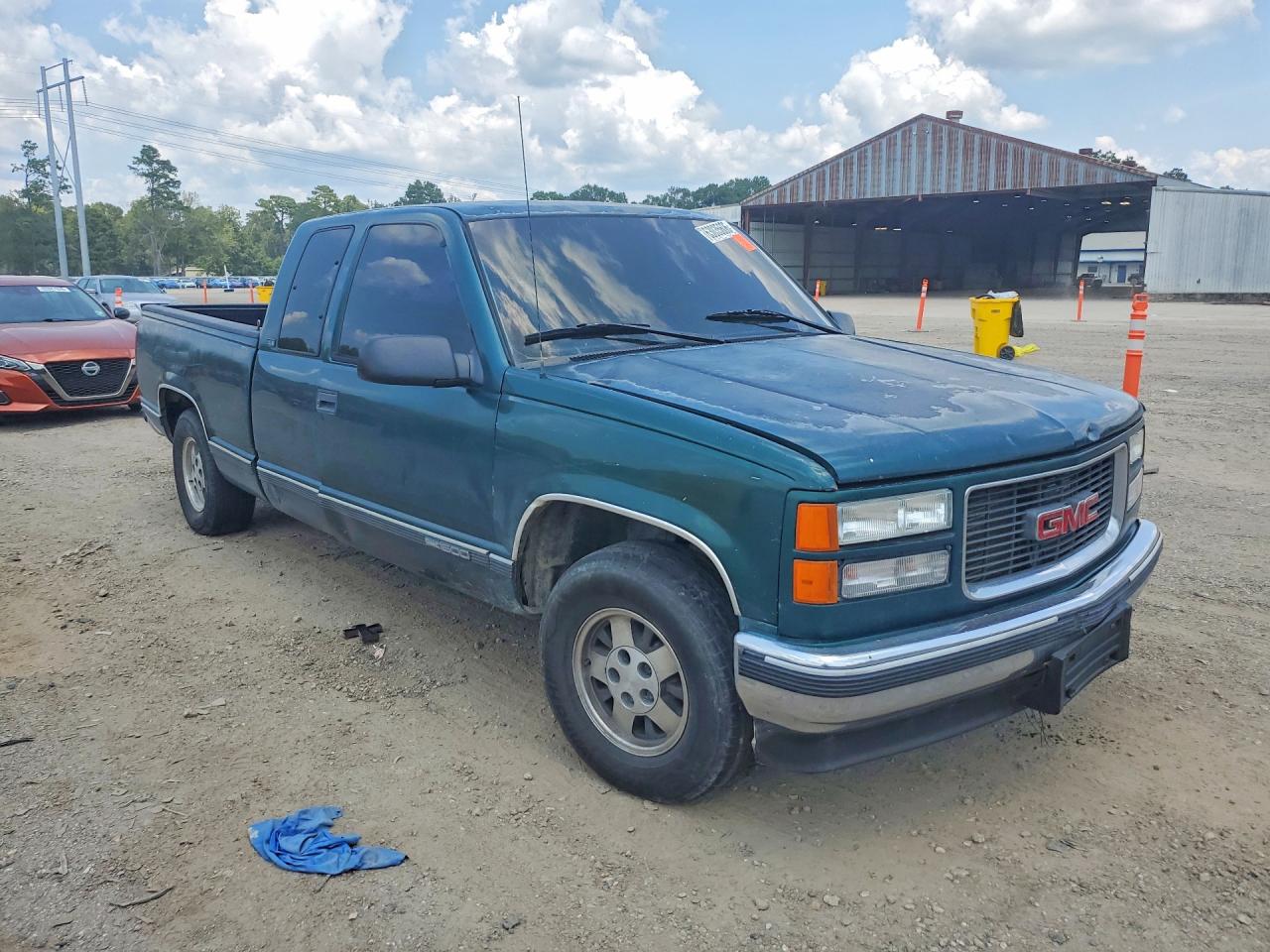 1996 Gmc Sierra C1500 Green vin: 1GTEC19R9TE549031