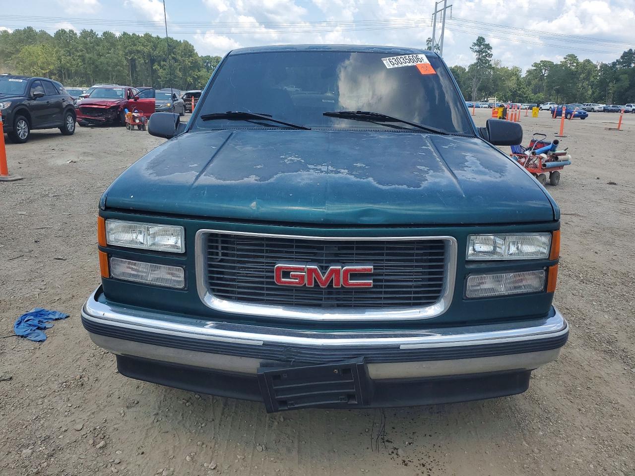 1996 Gmc Sierra C1500 Green vin: 1GTEC19R9TE549031