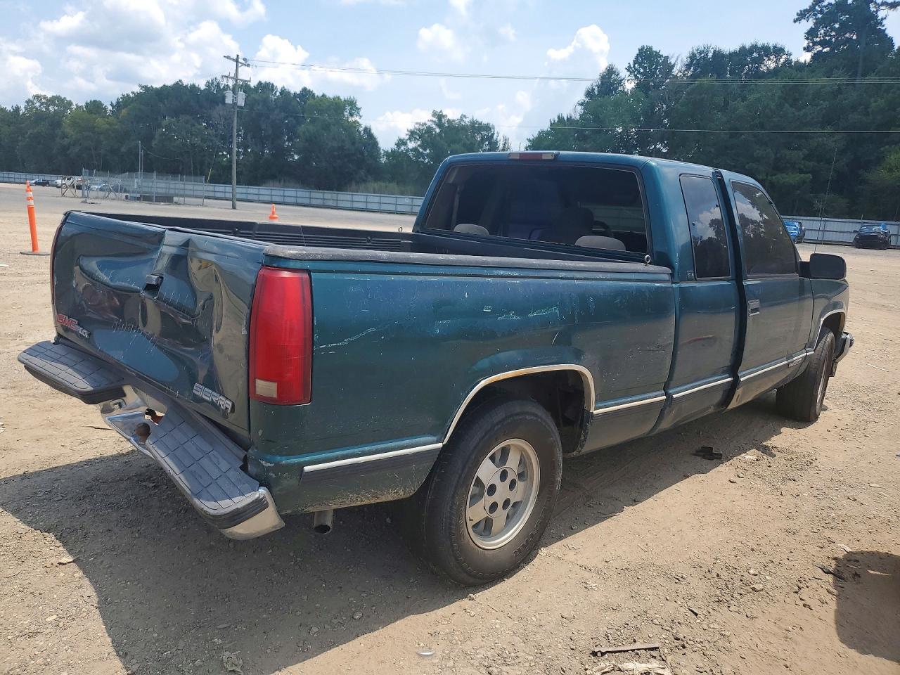 1996 Gmc Sierra C1500 Green vin: 1GTEC19R9TE549031