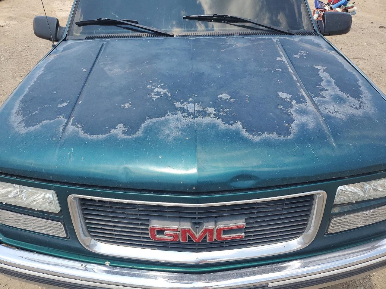 1996 Gmc Sierra C1500 Green vin: 1GTEC19R9TE549031
