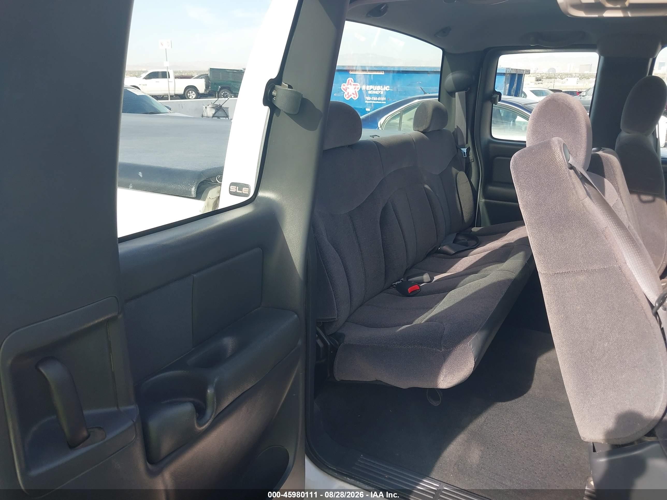 2001 Gmc Sierra 1500 Sle White vin: 1GTEC19T01E282970